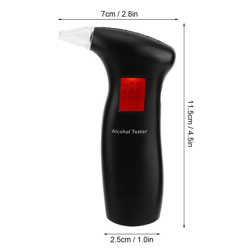 Breath Liquor Tester Driver Drunk Detector Wine Analyzer with LCD
