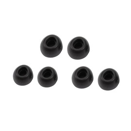 KICHOUSE Upgrade Your Headphones 3 Pack Memory Foam Earbuds Tips Noise-isolating Ear Tips for Black