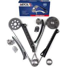 MOCA Timing Chain Kit With Oil Pump and Water Pump Fit for 03-04 for Ford E-150 Club Wagon & 97-00 for Ford E-250 Econoline 5.4L