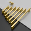 Amerdeco 10 Pack Brushed Gold Cabinet Pulls 7.5 Inch(192MM) Hole