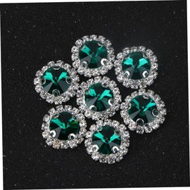 Tofficu 2sets Rhinestones Craft Crystals Flatback for DIY Jewelry Wedding Decorations 20pcs*2