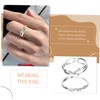TOVINANNA 2pcs Rose Couple Rings Matching Promise Rings for Him