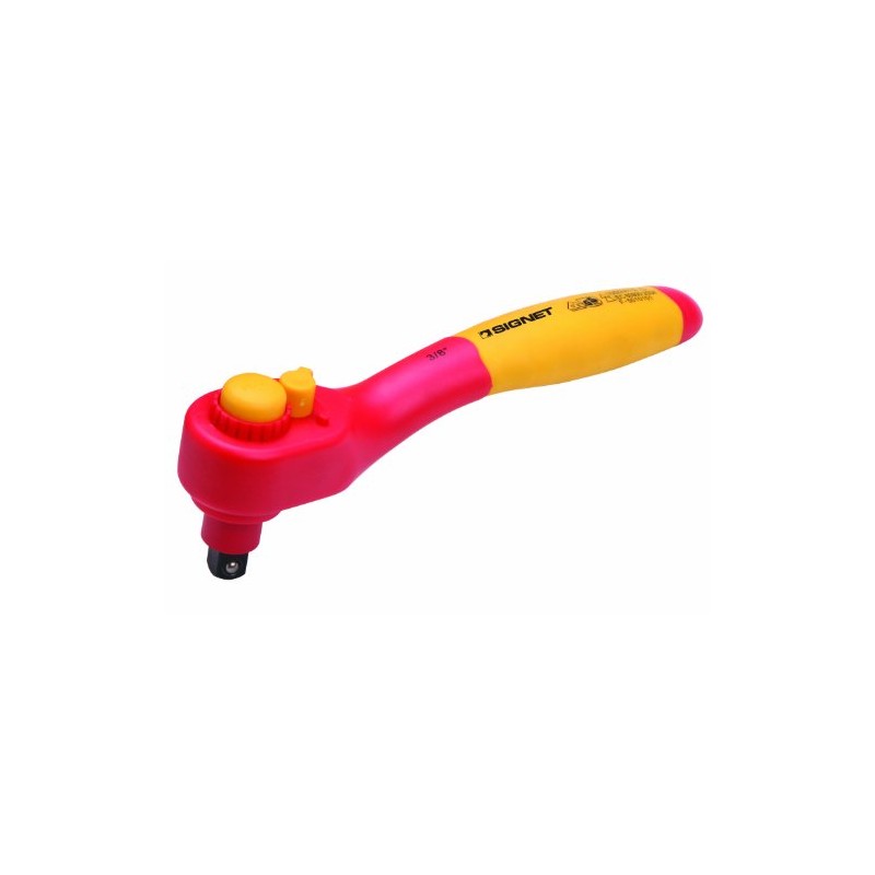 SIGNET E42238 3/8DR Insulated Ratchet Handle 7.9 inches (200 mm)