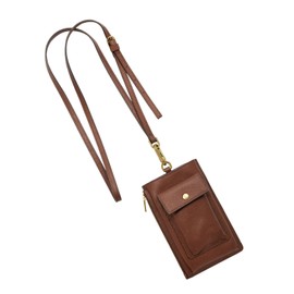Fossil Gift for Women Rio, Eco Leather/Polyurethane Trim Pouch brown 10.2 cm L x 2.6 cm W x 16.2 cm H SLG1483200