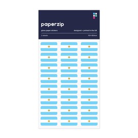 PAPERZIP - Argentina Flags (Argentine Republic, Bandera Argentina) – 48 Stickers for Business, Schools, Celebrations