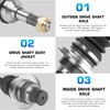 Rear Left CV Axle & Wheel Bearing Kit for Yamaha