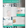 No Hook Waterproof Shower Curtain, Blue Curtain Liner Set, Western