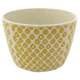 Hasami Ware Nishiyama 24376 Frost Kanoko Cup, Yellow