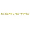 1997-2004 Yellow Corvette Side Dash Letters