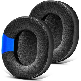 ATH M70X Ear Pads - TRANSTEK Replacement Ear Cushion Compatible with ATH-M70X Headphones I Thicker Memory Foam (Cooling Gel Mesh)
