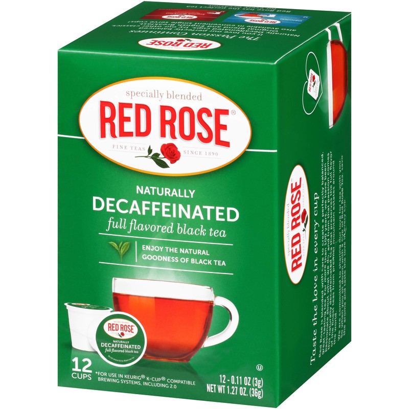 Red Rose Teas Black Teas, 72 Single Serve Cups K-Cup