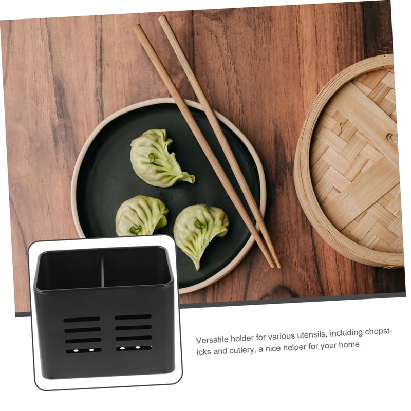 FUNOMOCYA Stainless Steel Chopstick Holder and Cutlery Organizer Capacity Utensil