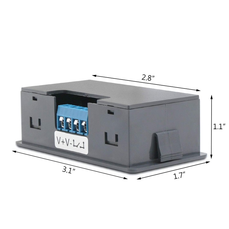 DROK Time Delay Relay 2pcs, DC 6-30V Timer Relay 12V
