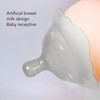 2pcs Nipple Shield Double Layer Protective Petal Shape Silicone Nursing