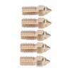 10 Pcs 3D Printer Nozzle Brass 0.4mm M6 High Flow