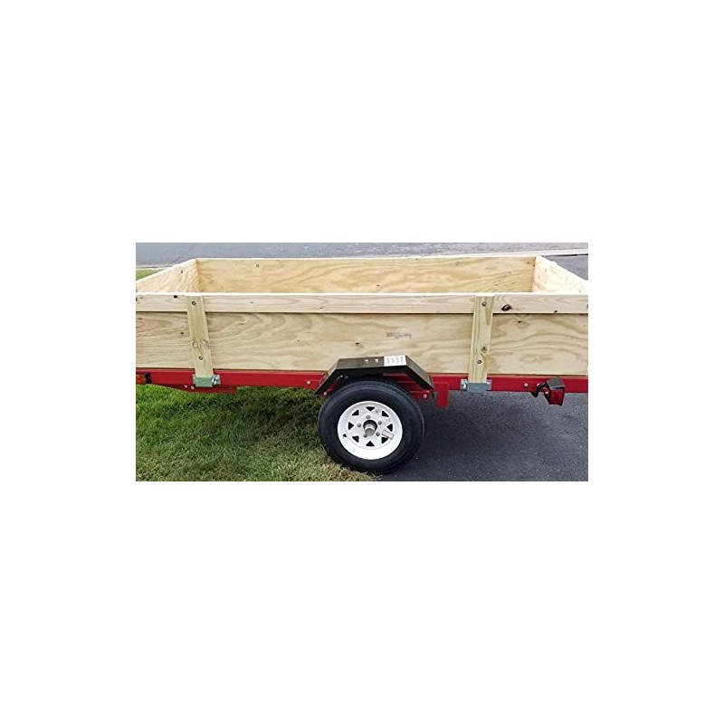A.A Heavy Duty Bolt-On 2x4 Steel Stake Pockets for Trailer