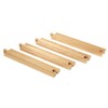 BRIO World 33341-4 Piece Long Straight Wooden Train Tracks |