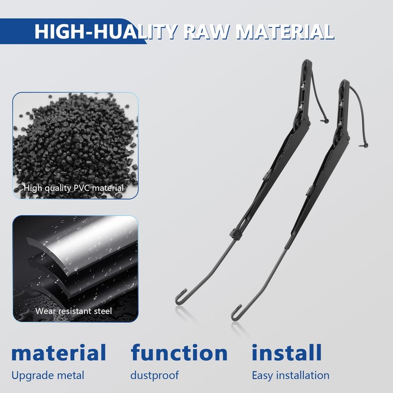 KASturrboo 1 Pair Front Windshield Wiper Arm Kit Compatible with