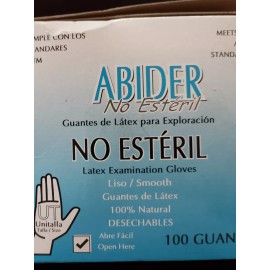 Abiderm Guantes De Latex Abiderm