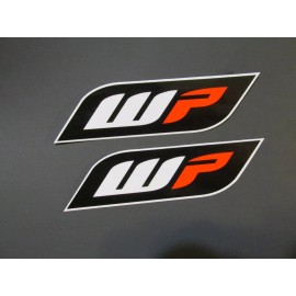 Factory decals Two WP Suspension Racing Logo Decals Stickers Sponsor Motocross Supercross