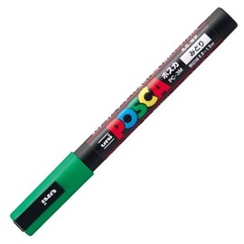 POSCA Uni Posca PC3M.6 Water-Based Paint Marker, Fine Point, Green