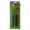 Scribbles Assorted Fabric Paint Brushes 5pk