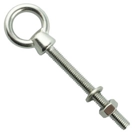 Eisenwaren2000 Ring bolt M12 x 120 mm (1 piece) - eye bolt with metric thread - eyelet bolt - stainless steel A4 V4A - rust-proof