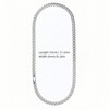 IN Chenthy Men's Cuban Chain, Silver Trend Hip-Hop Non-Fading Peptide