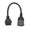 J1939 9Pin to OBD2 Female 16Pin Connector Adapter Heavy Duty