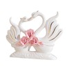 MYCENSE Swan Figurines Animal Table Decoration Collection Centerpiece Craft Ceramic