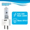 HQRP 4-Pack Halogen Bulb 24V 150W GY9.5 Compatible with Ushio