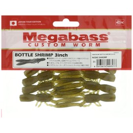 メガバス(Megabass) ワーム ワーム 本仕込 BOTTLE SHRIMP(ボトルシュリンプ)(3inch) ノイケシュリンプ 38401