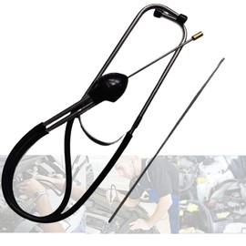 Amazleer Car Engine Stethoscope with Probe, Car Mechanic Stetoscope for Machine Diagnostics, Motor Stethoscope Tester for Noise Analysis (Stethoscope Car Mechanic)