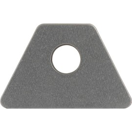 Allstar ALL60018 1-1/2" Tall 3/16" Thick 1/2" Hole 7/8" Mild Steel Center Hole Height Flat Seat Chassis Tab, (Pack of 4)
