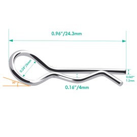 KCRTEK 100Pcs RC Body Clips,30-Degree Angle RC Clips Easy to Plug for All 1/10 1/12 Scale Redcat HPI Himoto HSP Exceed RC Car Parts Truck Buggy Shell Replacement Silver