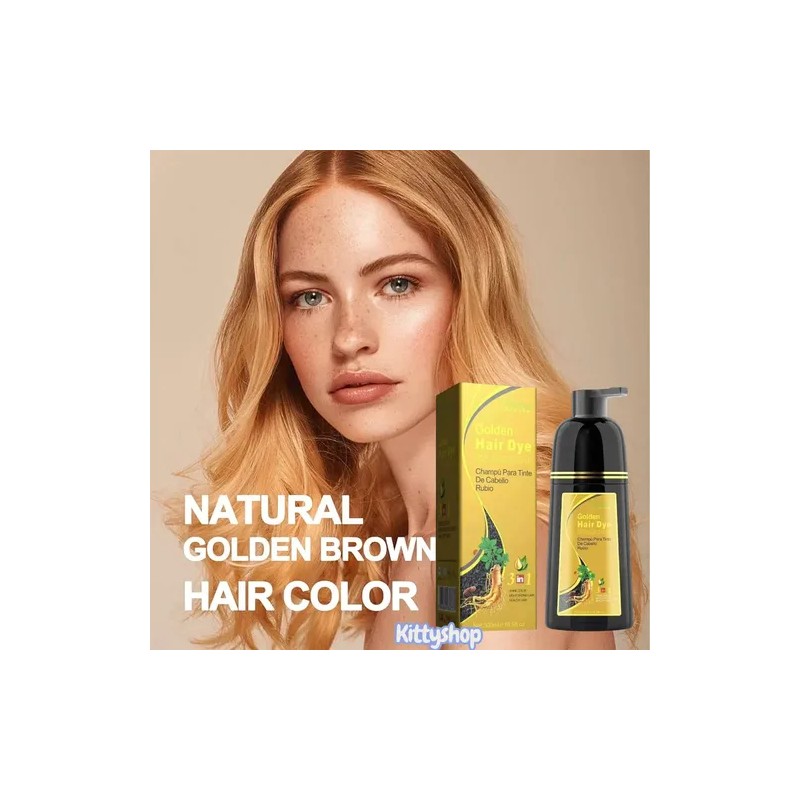 Shampoo Tinte Dexe Dorado 3en1 Rubio Natural Castaño 500 Ml