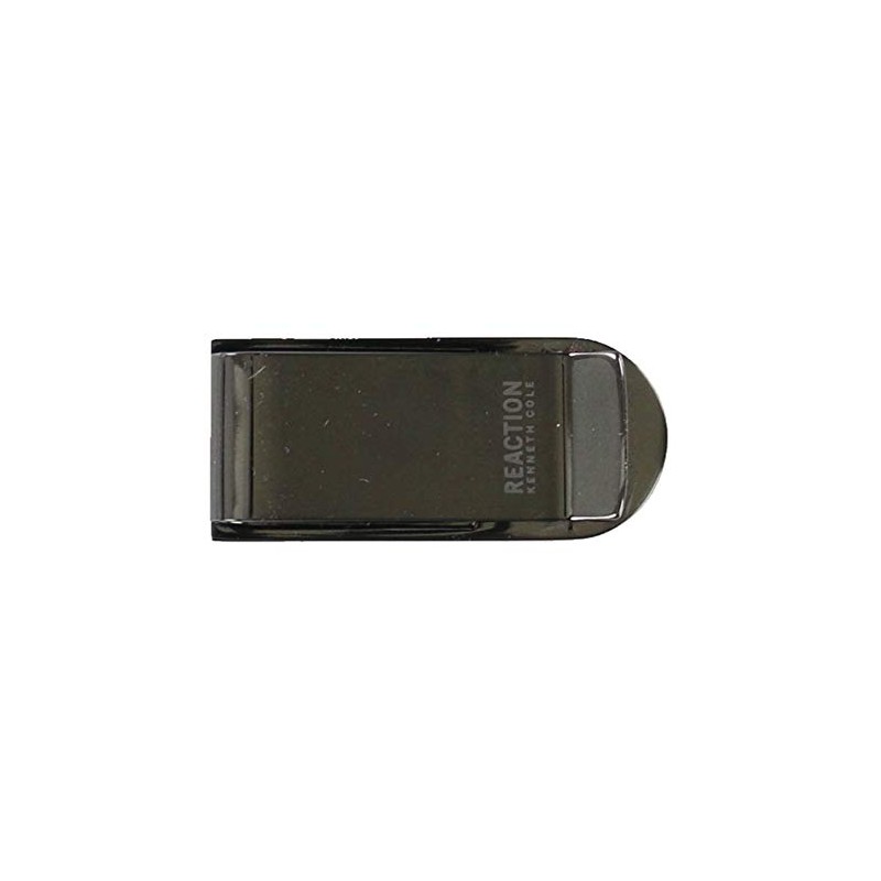 Kenneth Cole Mens Money Clip Wallet, Gunmetal