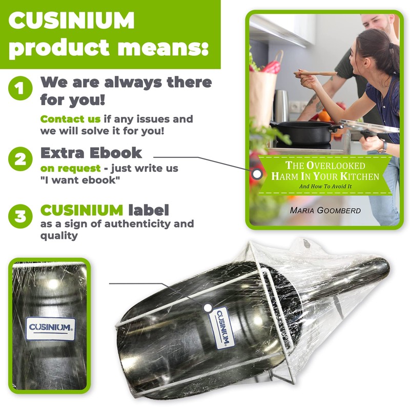 CUSINIUM 58 oz Aluminum Ice Scoop with Holder