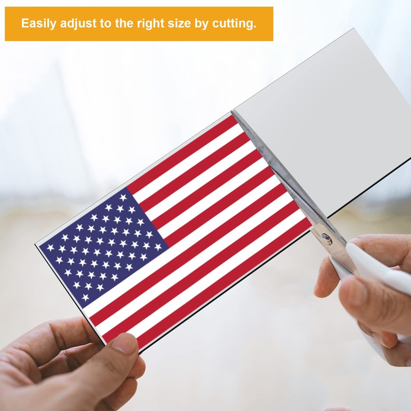10 Pcs 12" X 4" Bumper Sticker Magnets, Flexible Magnetic
