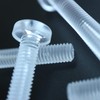 Pack of 60 Transparent Clear Plastic Acrylic M6 x 60mm