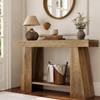 Tohomeor 47.24" Farmhouse Entryway Console Table, Narrow Sofa Table Behind