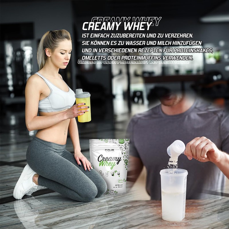 Evolite Whey Protein Powder 700 g with Buttermilk, Pistachio