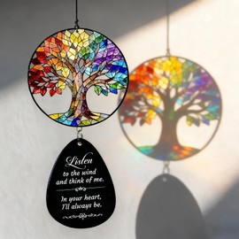 Sympathy Wind Chimes Gifts for Loss of Loved One, Memorial Wind Chimes Gifts for Loss of Mom Dad, Sympathy Wind Chimes for Funeral 29 Inches, Grief Bereavement Gift, Condolences Present for Loss
