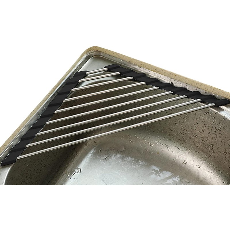 Roll Up Dish Drying Rack and Triangle Dish Drying Rack