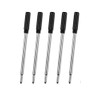 Mini Short 7 cm Black Ink Ballpoint Pen Refills (5