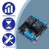 Innfeeltech 1 x DC 12 V relay module 2 channel