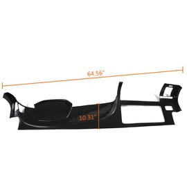 ANDPLAY Dashboard Panel Cover Compatible with Chevy Silverado LS LT WT/GMC Sierra SL SLE 2007 2008 2009 2010 2011 2012 2013 Black