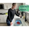 XL Large Kitchen Strainer by Comfify - Collapsible Silicone Over