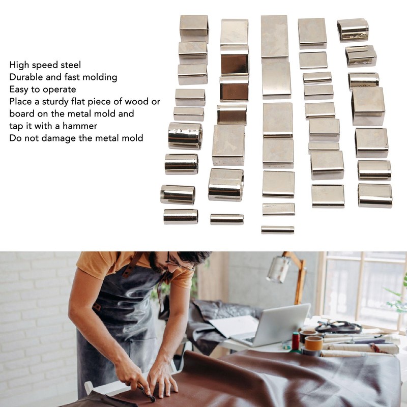 39 Shapes Leather Punch Tool Set Rustproof Durable High Speed