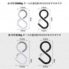 JUSTBOKU S-Shaped Hooks, No Rust, Anti-Shedding, S-Shaped Hook, S Hook,